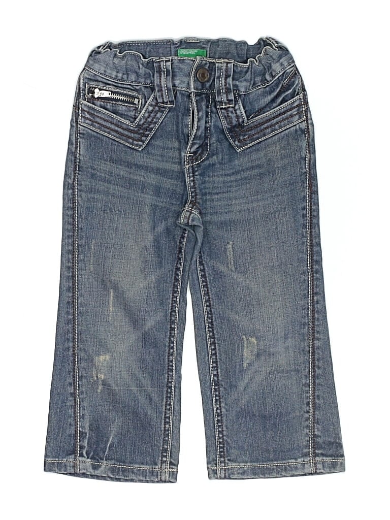 Pre-owned United Colors Of Benetton Kids'  Jeans In Blue