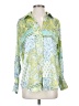 Zara Paisley Green Long Sleeve Blouse Size XS - photo 1