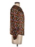MNG 100% Polyester Brown 3/4 Sleeve Blouse Size 2 - photo 4