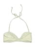 Good American Chevron-herringbone Ivory Swimsuit Top Size Sm (1) - photo 2