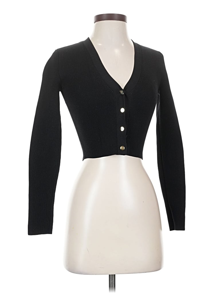Pre-owned Babaton Cardigan Sweater In Black