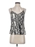 Express 100% Polyester Silver Sleeveless Blouse Size S - photo 1