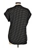 Cynthia Steffe 100% Polyester Polka Dots Black Short Sleeve Blouse Size M - photo 2
