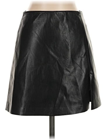 Sunday Best Faux Leather Skirt (view 1)