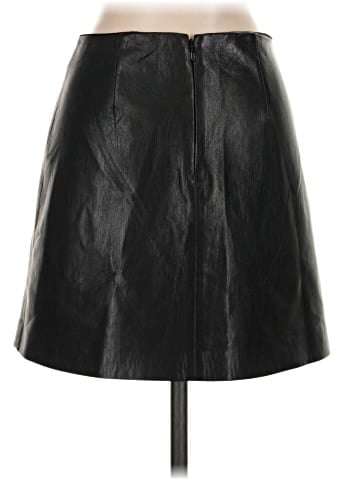 Sunday Best Faux Leather Skirt (view 2)