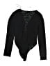 Zara 100% Polyester Black Bodysuit Size M - photo 1