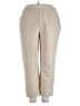 Unbranded Solid Tan Casual Pants Size 18W - photo 1