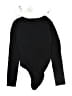 Zara 100% Polyester Black Bodysuit Size M - photo 2