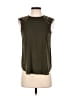 J.Crew 100% Polyester Green Sleeveless Top Size 00 - photo 1