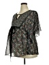Jessica Simpson 100% Polyester Black Short Sleeve Blouse Size XL - photo 1