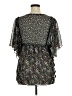 Jessica Simpson 100% Polyester Black Short Sleeve Blouse Size XL - photo 2