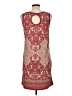 Max Studio Paisley Red Casual Dress Size L - photo 2