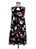 AGB Print Black Casual Dress Size S (estimated) - photo 1