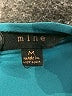 Mine 100% Polyester Teal Long Sleeve Blouse Size M - photo 7