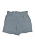 retrology 100% Polyester Solid Blue Shorts Size S - photo 2