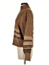 Threadbare 100% Acrylic Chevron-herringbone Brown Turtleneck Sweater Size 8 - photo 5