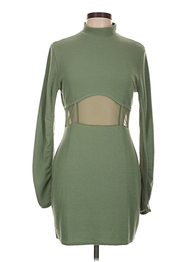 Prettylittlething Cocktail Dress In Green