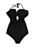Unbranded Solid Black One Piece Swimsuit Size M - photo 2