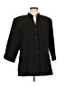 Susan Graver Black 3/4 Sleeve Blouse Size L - photo 1