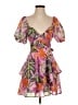 Crystal Sky 100% Polyester Tropical Pink Cocktail Dress Size XS - photo 1