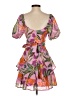 Crystal Sky 100% Polyester Tropical Pink Cocktail Dress Size XS - photo 2