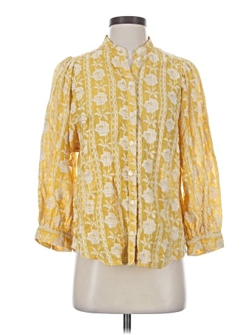 Pilcro by Anthropologie 3/4 Sleeve Blouse (view 1)