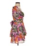 Crystal Sky 100% Polyester Tropical Pink Cocktail Dress Size XS - photo 4