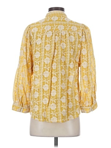 Pilcro by Anthropologie 3/4 Sleeve Blouse (view 2)