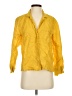 J.Crew Yellow 3/4 Sleeve Button-Down Shirt Size XS - photo 1