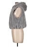 Thread & Supply 100% Polyester Gray Faux Fur Vest Size L - photo 5