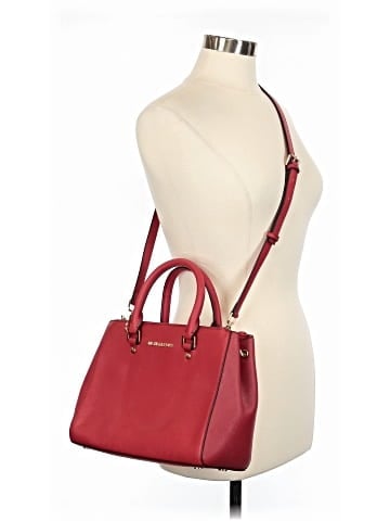 MICHAEL Michael Kors Leather Satchel (view 2)