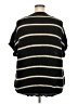 Shein Curve 100% Polyester Stripes Black Sweater Vest Size 18 Plus (3) - photo 2