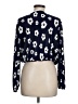 ASTR The Label 100% Polyester Blue Long Sleeve Blouse Size M - photo 2