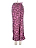 J.Crew Collection 100% Silk Paisley Purple Silk Pants Size 4 - photo 1