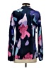 C. Wonder Print Blue Long Sleeve Blouse Size S - photo 2