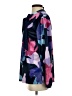 C. Wonder Print Blue Long Sleeve Blouse Size S - photo 5