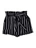 Shein Stripes Black Shorts Size 6 - photo 1