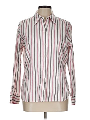 Jones New York Signature Long Sleeve Button-Down Shirt (view 1)