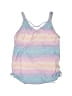 Unbranded Tie-dye Purple Silver Swimsuit Top Size XL - photo 1