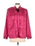 Impressions 100% Polyester Pink Long Sleeve Blouse Size 14 - photo 1