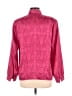 Impressions 100% Polyester Pink Long Sleeve Blouse Size 14 - photo 2