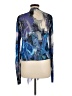 Elana Kattan 100% Polyamide Blue Kimono Size L - photo 2