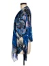 Elana Kattan 100% Polyamide Blue Kimono Size L - photo 5