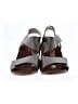 Silver Lining 100% Leather Gray Wedges Size EU 42 - photo 2