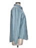 Bongo 100% Cotton Polka Dots Blue Long Sleeve Button-Down Shirt Size L - photo 4