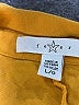 Fever 100% Rayon Yellow Sleeveless Button-Down Shirt Size L - photo 7