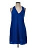 Lavender Brown 100% Polyester Blue Sleeveless Blouse Size XS - photo 1