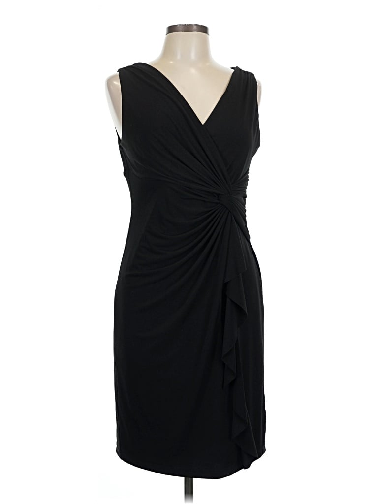 Pre-owned Marina Cocktail Dress In Black