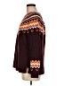 Talbots Chevron-herringbone Burgundy Pullover Sweater Size M - photo 5