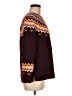Talbots Chevron-herringbone Burgundy Pullover Sweater Size M - photo 4